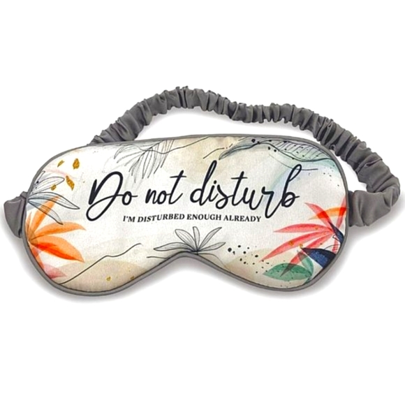 ‘Do Not Disturb’ Sleep Mask by Hang Accessories Satin Eye Mask NEW IN PACKAGING - Picture 2 of 3